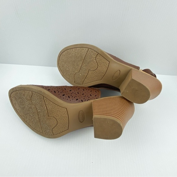 Dr. Scholl's Heels Open Toe Block Heeled Shoes Adjustable Strap Size 9 - Picture 7 of 12